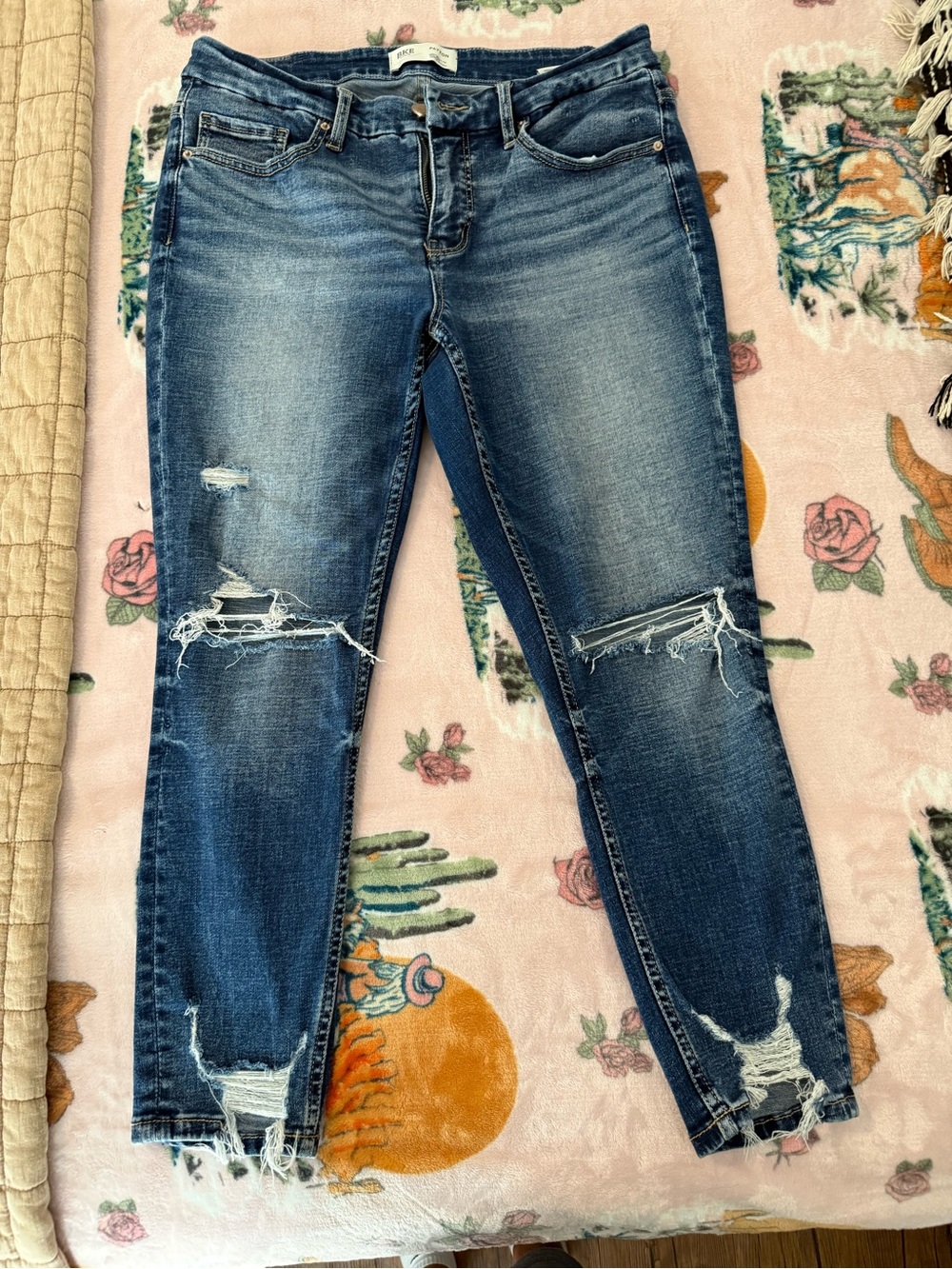 BKE Payton Mid Rise Ankle Skinny 29x25